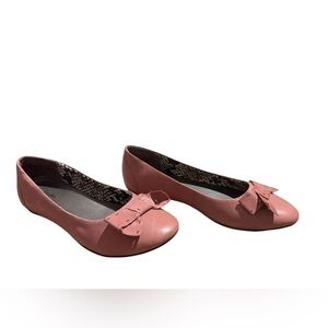 Clarks Women’s Leather Ballet Flats Size 9 Rose Pink Never Worn
